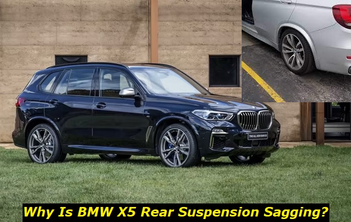 why is bmw rear suspension dropping